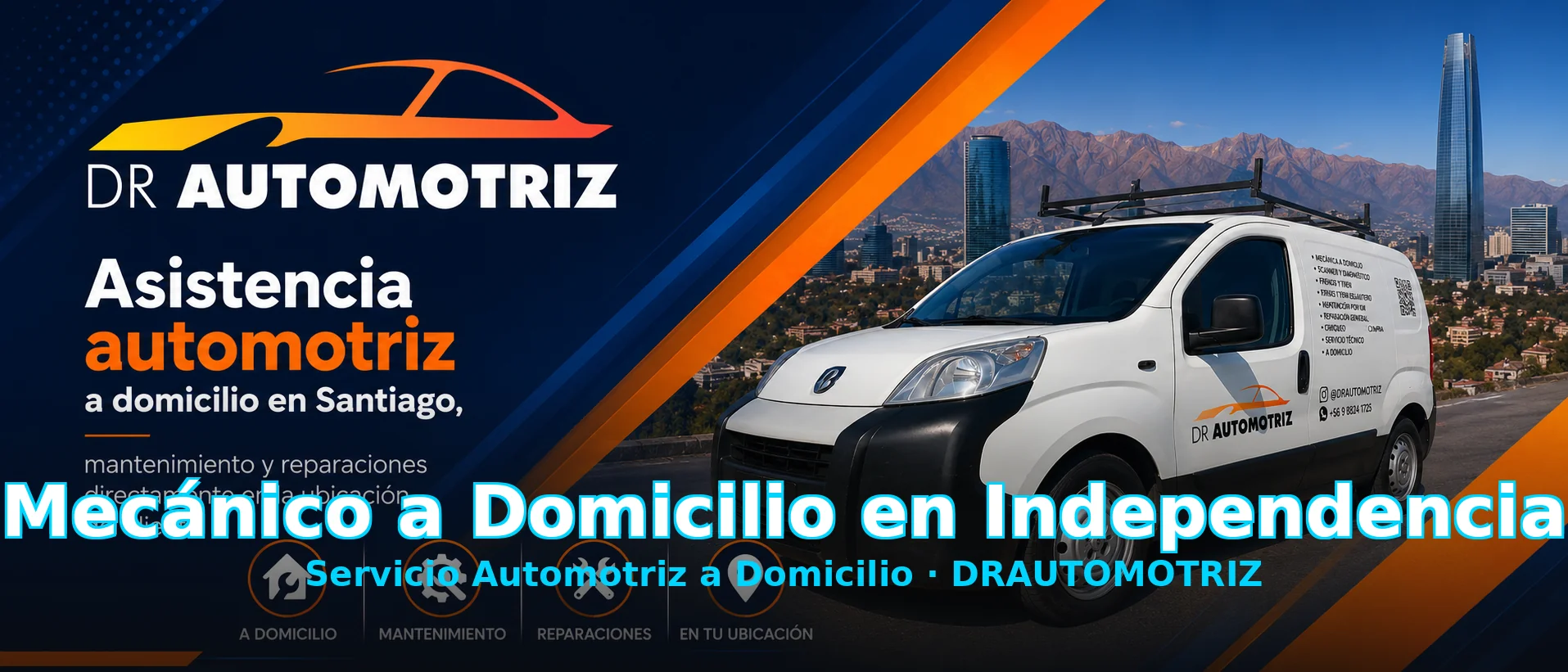 Mecánico a Domicilio en Independencia - Servicio Automotriz a Domicilio DRAUTOMOTRIZ en Santiago