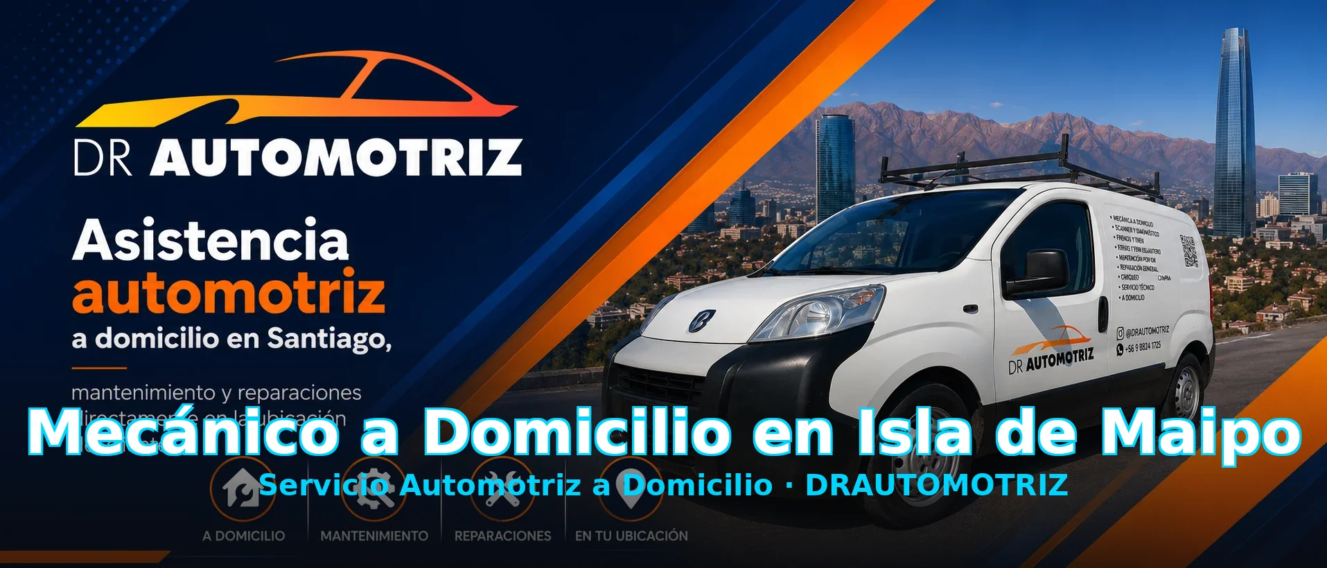 Mecánico a Domicilio en Isla de Maipo - Servicio Automotriz a Domicilio DRAUTOMOTRIZ en Santiago