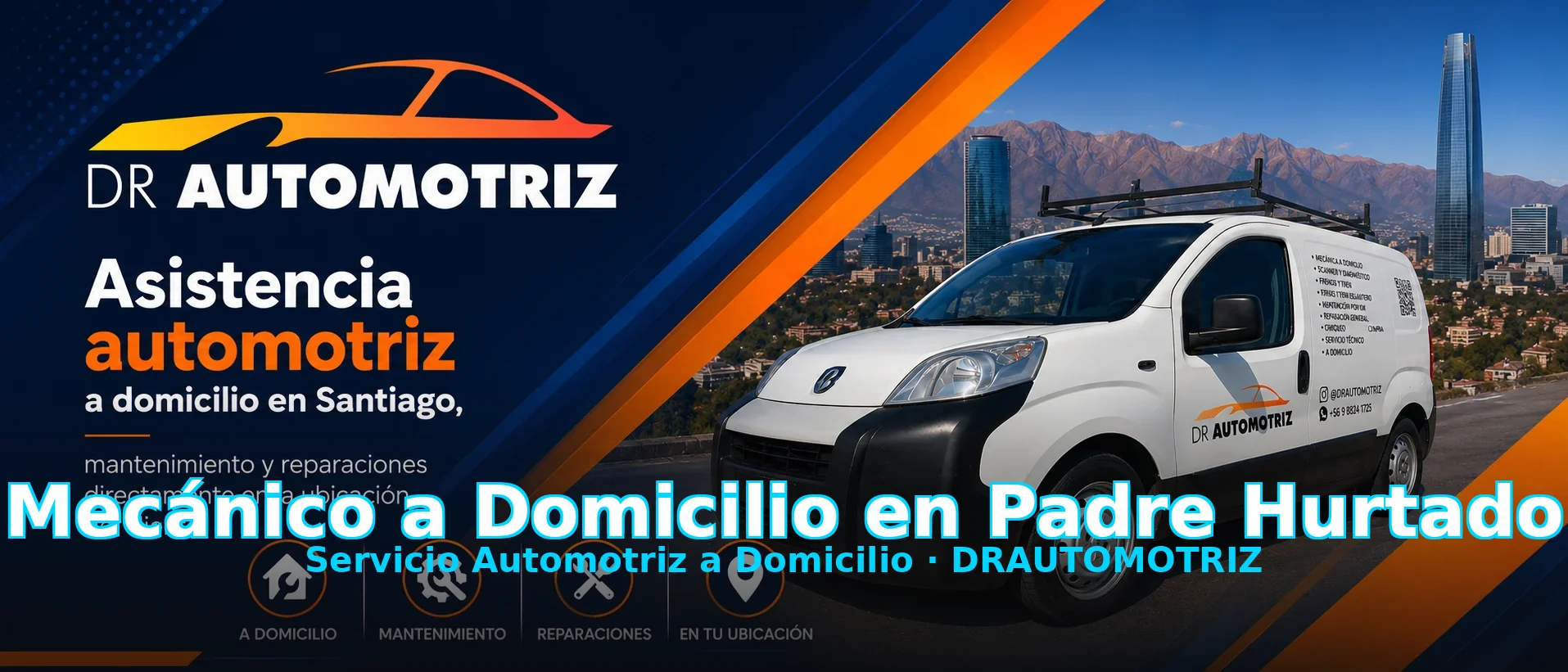 Mecánico a Domicilio en Padre Hurtado - Servicio Automotriz a Domicilio DRAUTOMOTRIZ en Santiago