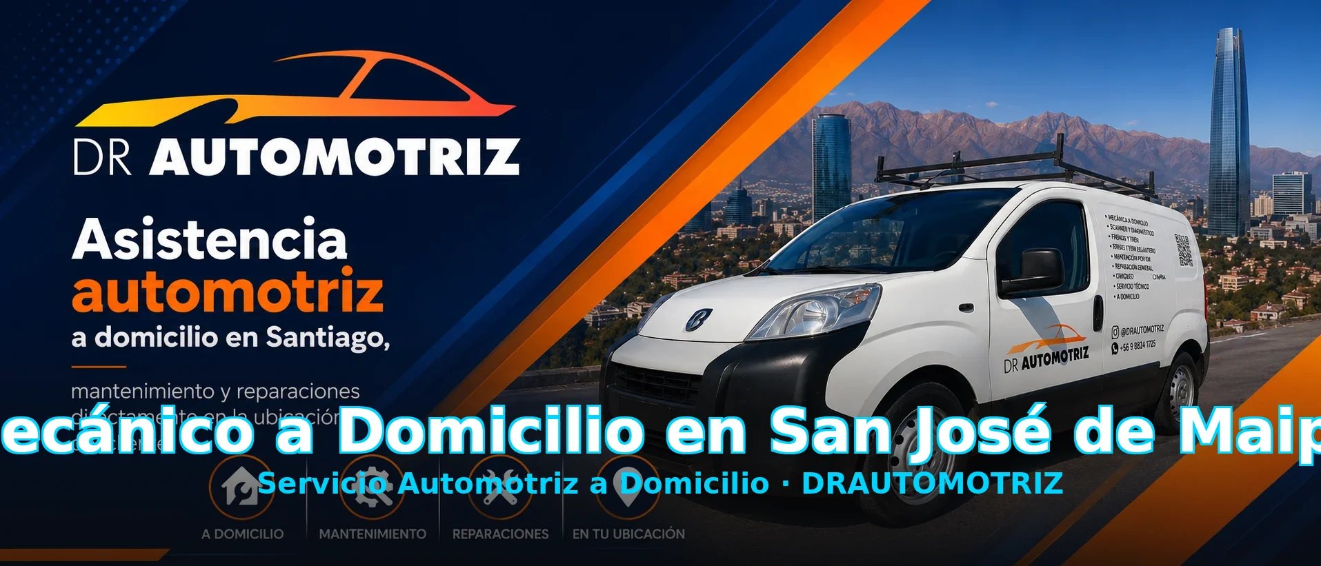 Mecánico a Domicilio en San José de Maipo - Servicio Automotriz a Domicilio DRAUTOMOTRIZ en Santiago