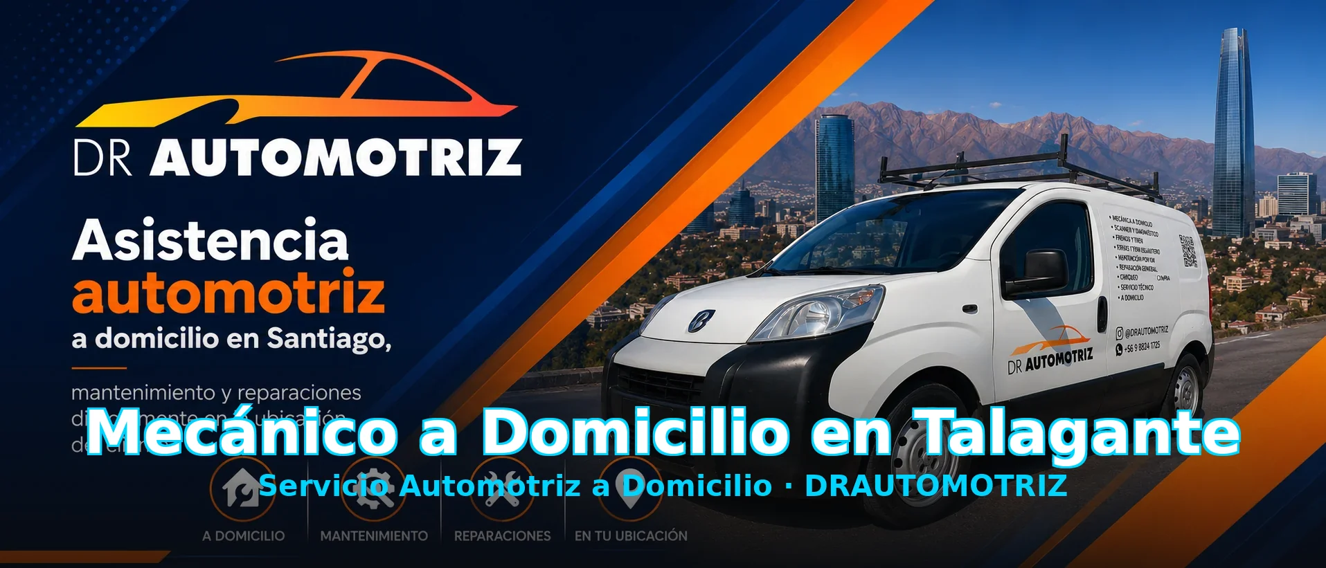Mecánico a Domicilio en Talagante - Servicio Automotriz a Domicilio DRAUTOMOTRIZ en Santiago