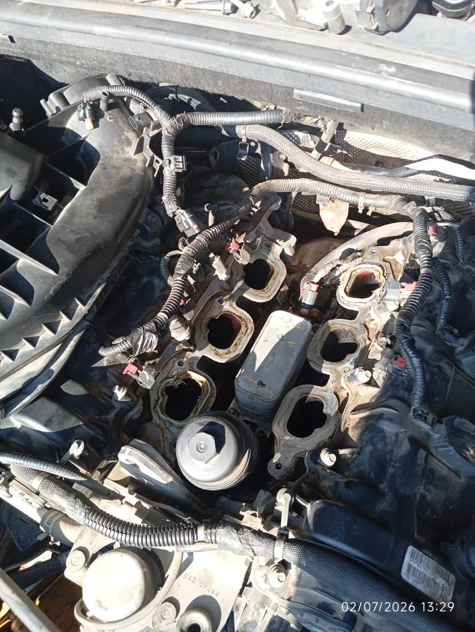 Drautomotriz Motor Automotriz Desarmado Sucio