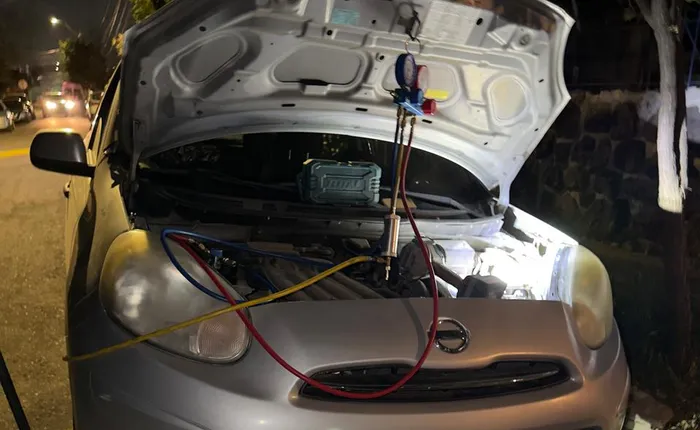 Nissan March mantención por kilometraje - mecánico a domicilio en Peñalolén DRAUTOMOTRIZ